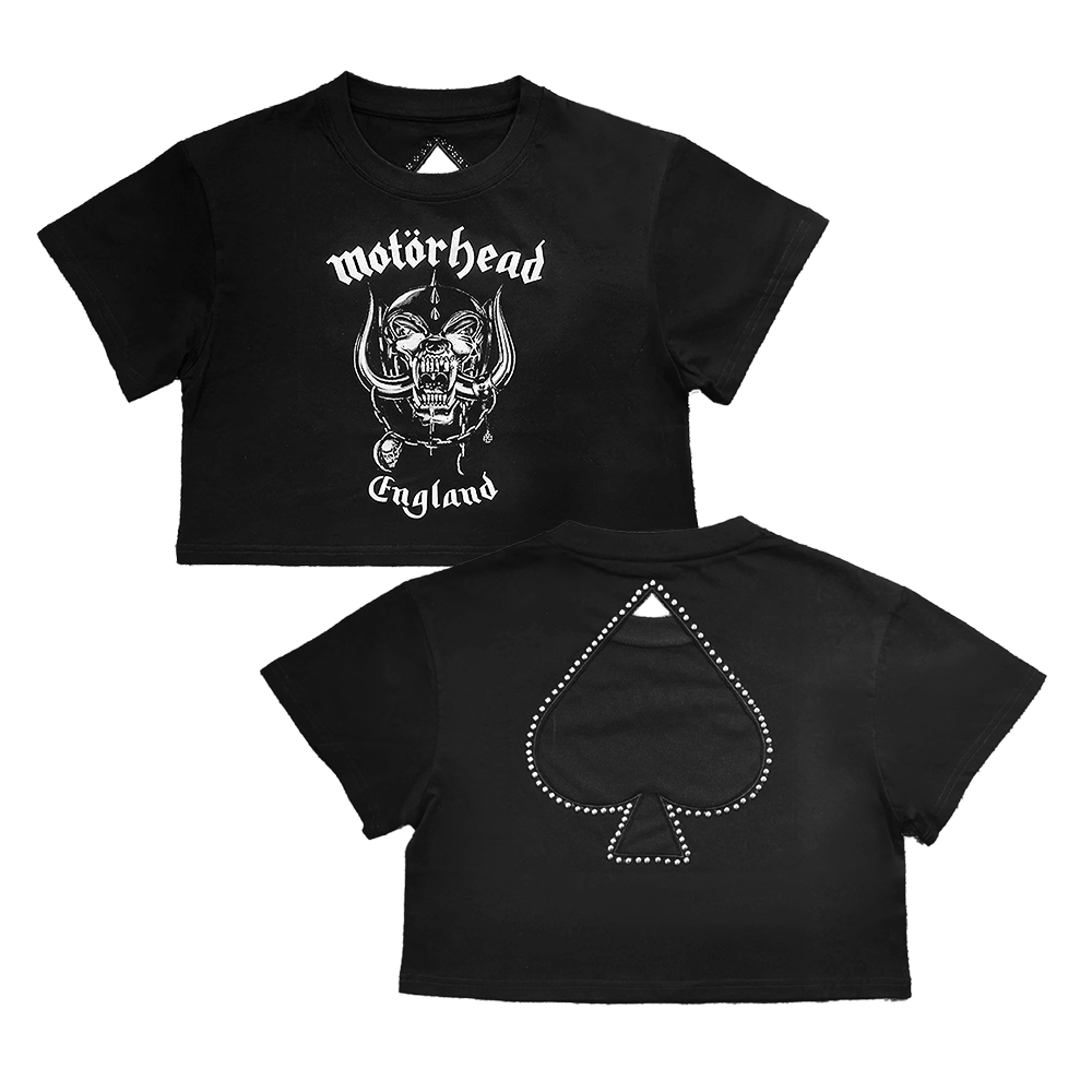 Warpig Studded Crop Tee