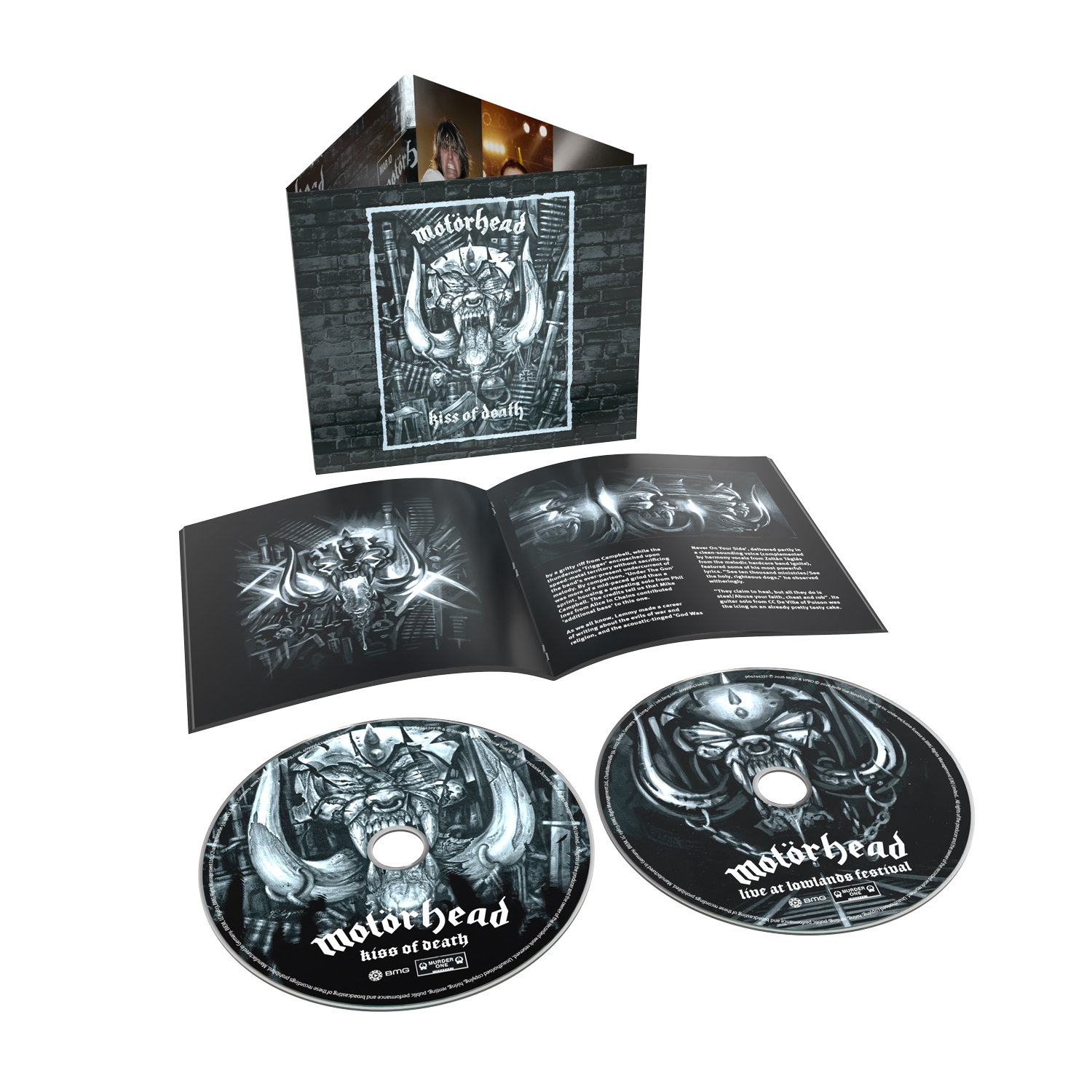 Kiss of Death 20th Anniversary 2CD – Motorhead Store