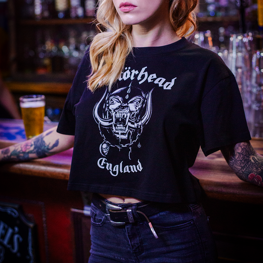 Warpig Studded Crop Tee