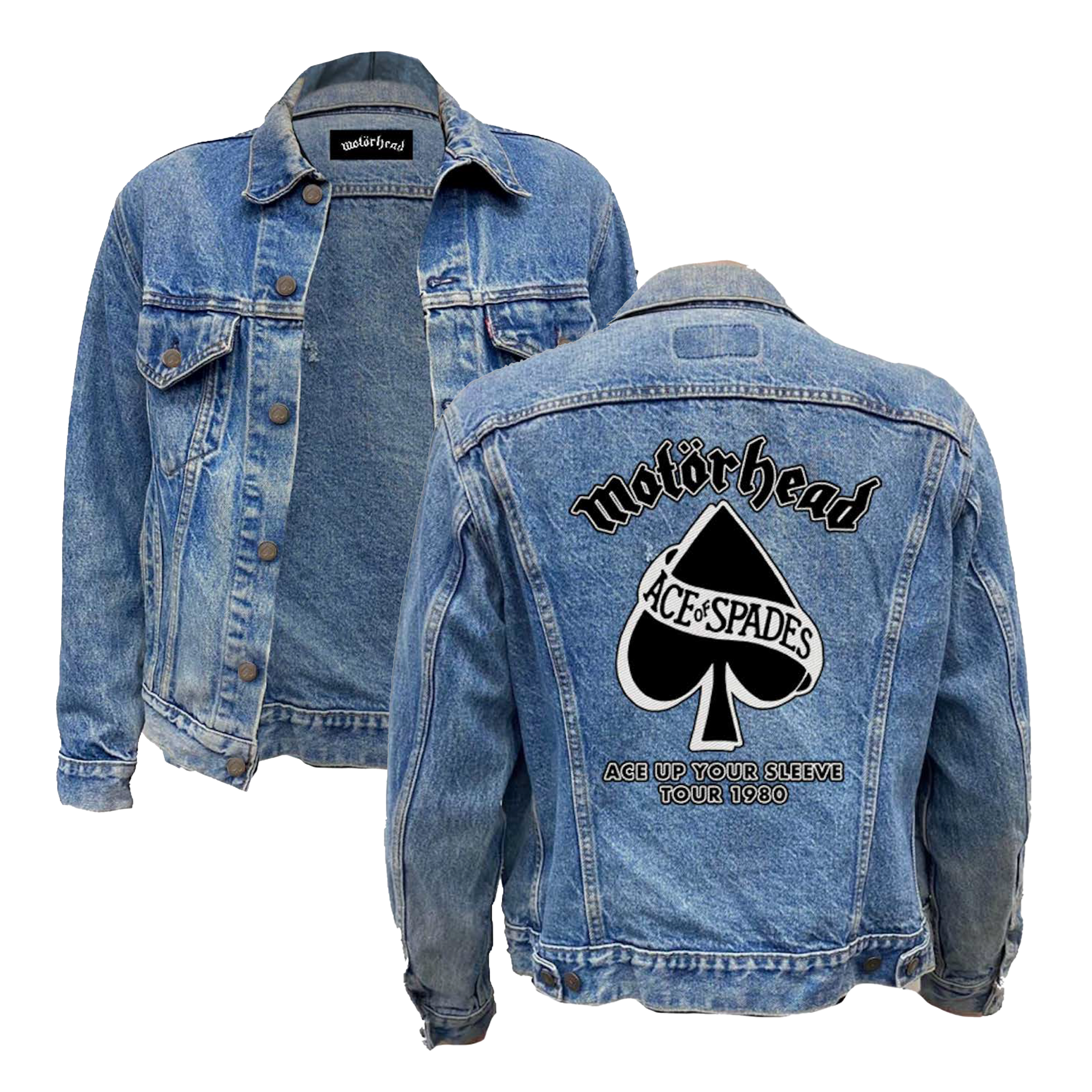 Ace Up Your Sleeve Denim Jacket – Motorhead Store