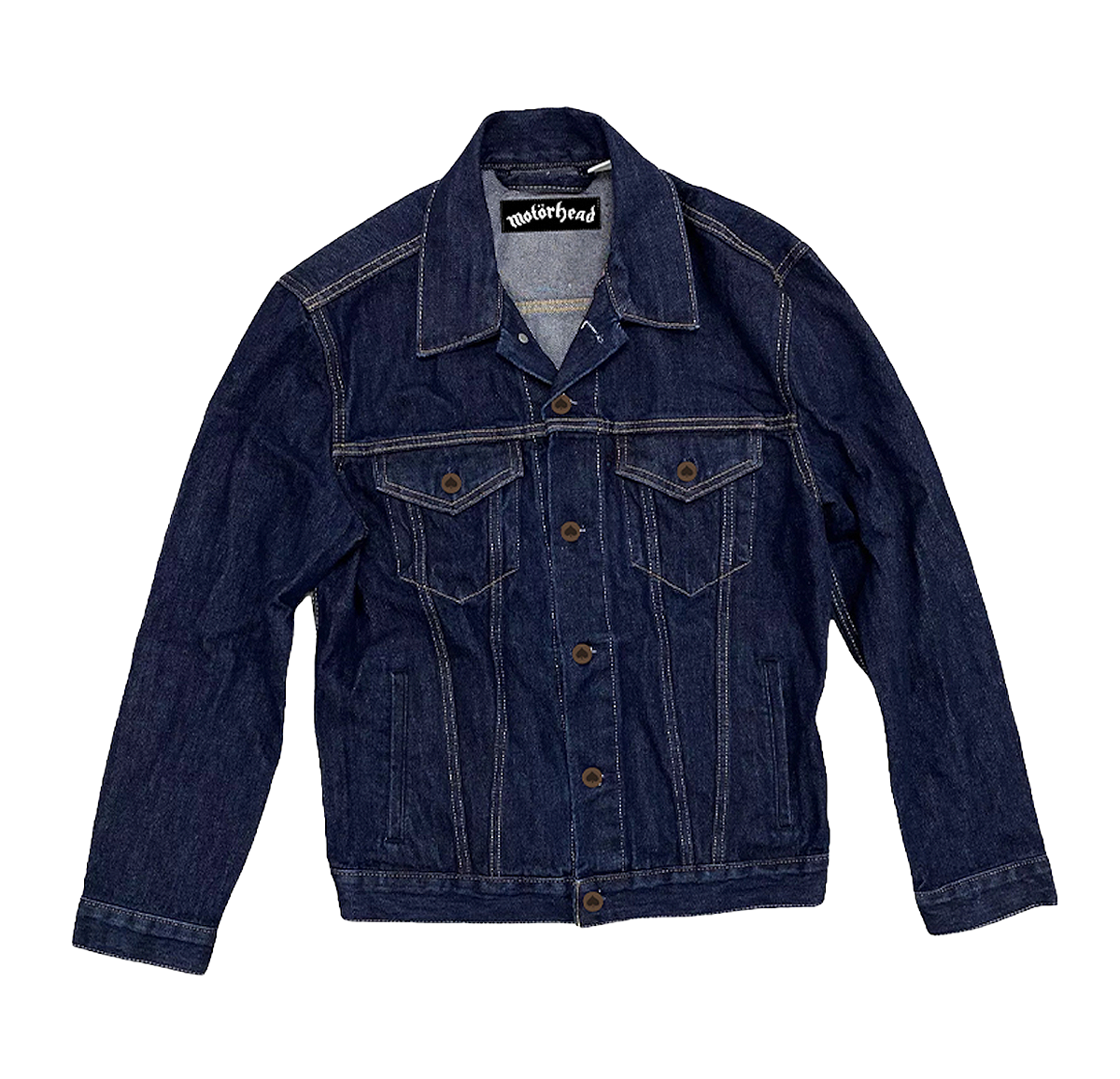 Ace Up Your Sleeve Dark Wash Denim Jacket