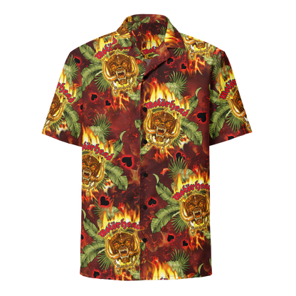 Flaming Warpig Hawaiian Shirt