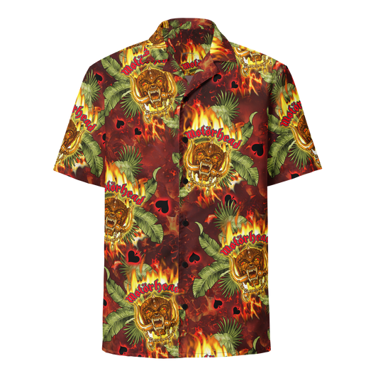 Flaming Warpig Hawaiian Shirt