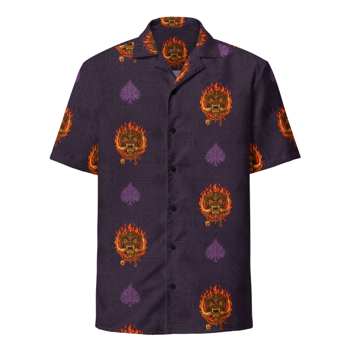 Warpig Hawaiian Print Shirt