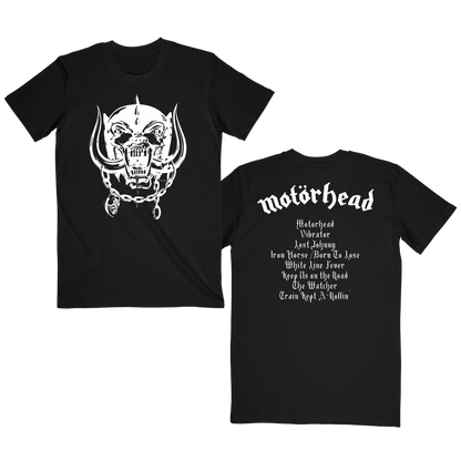 Motörhead Tracklist Tee