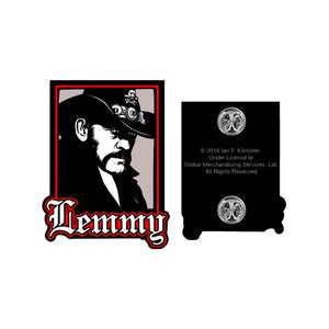 Lemmy Portrait Enamel Pin